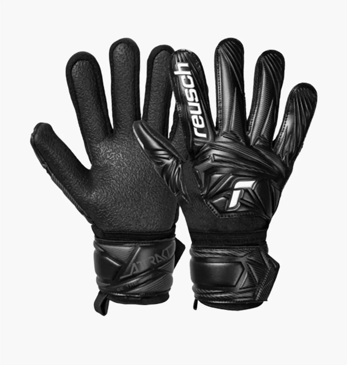 Футбольные перчатки унисекс Reush Attrakt Resist Black