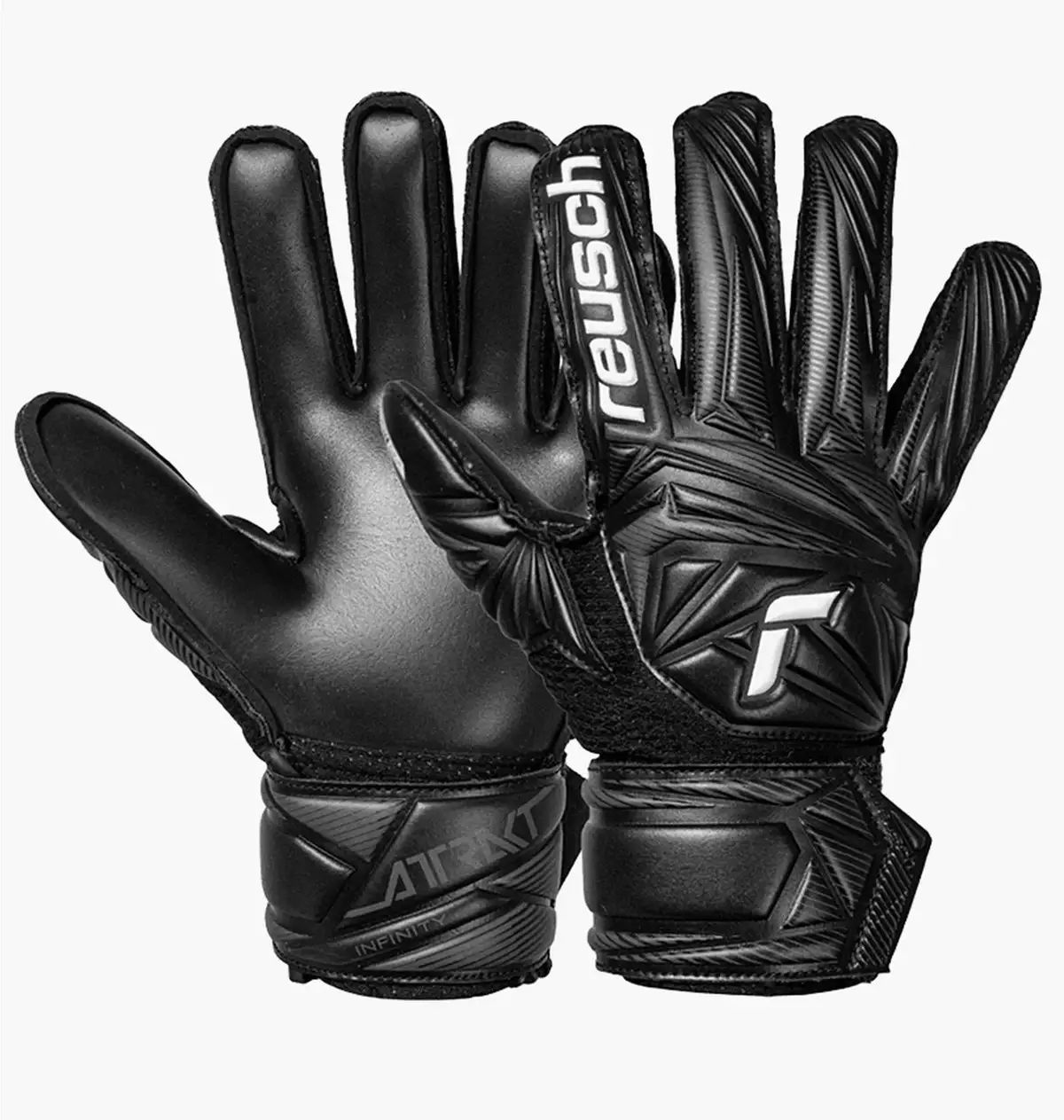Футбольні рукавиці дитячі Reush Attrakt Infinity Black