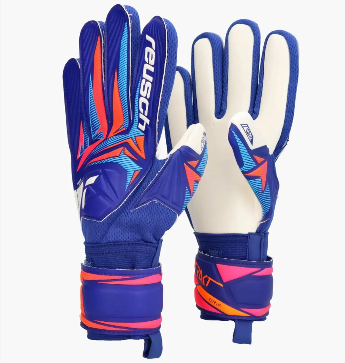 Футбольні рукавиці дитячі Reusch Attrakt Grip Blue