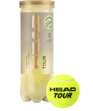 Тенісний м'яч Head Tour 3 Ball New