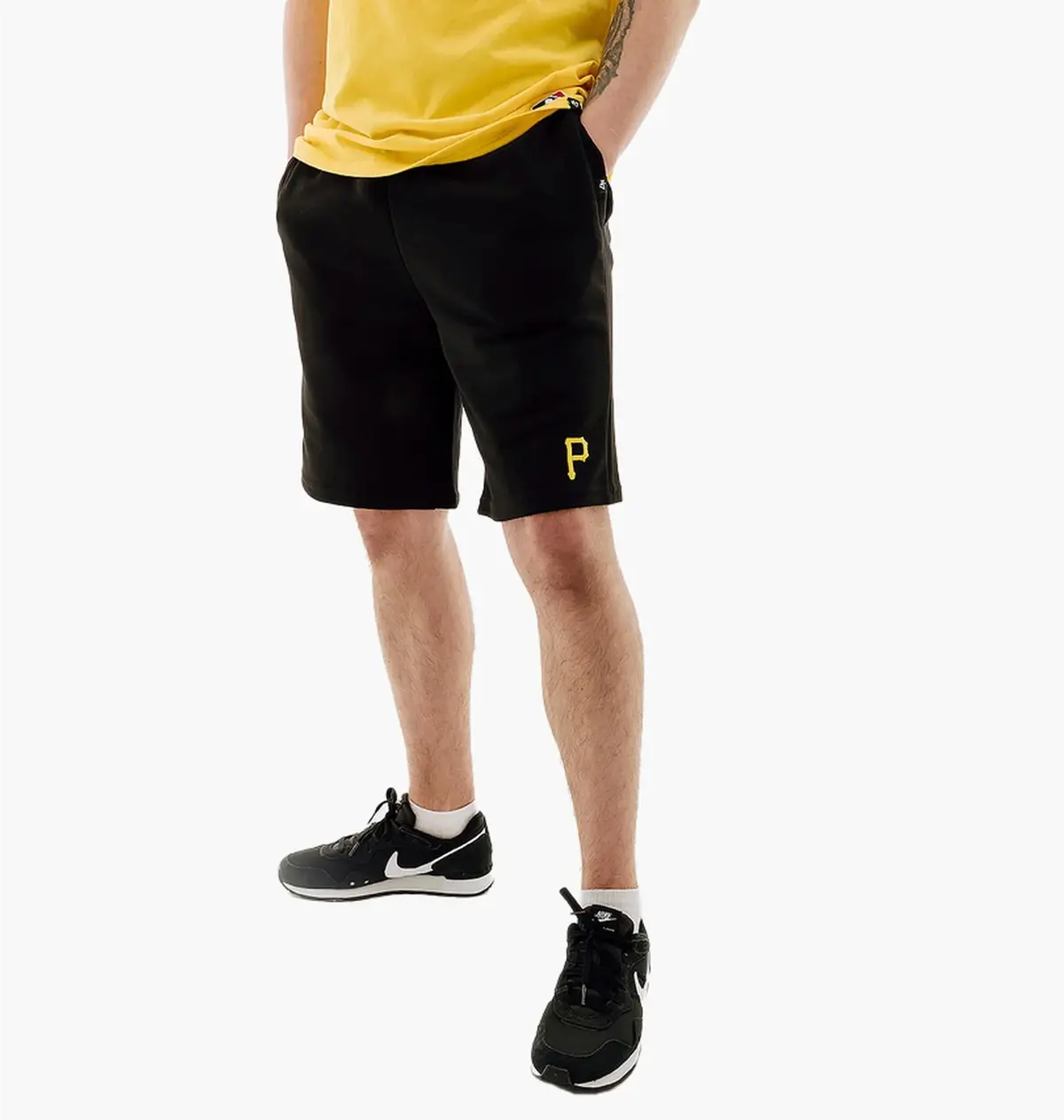 Шорты мужские 47 Brand Pittsburgh Pirates Base Runner Black