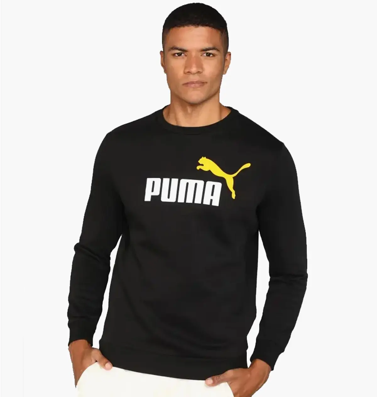 Кофта чоловіча Puma Ess+ 2 Col Big Logo Crew