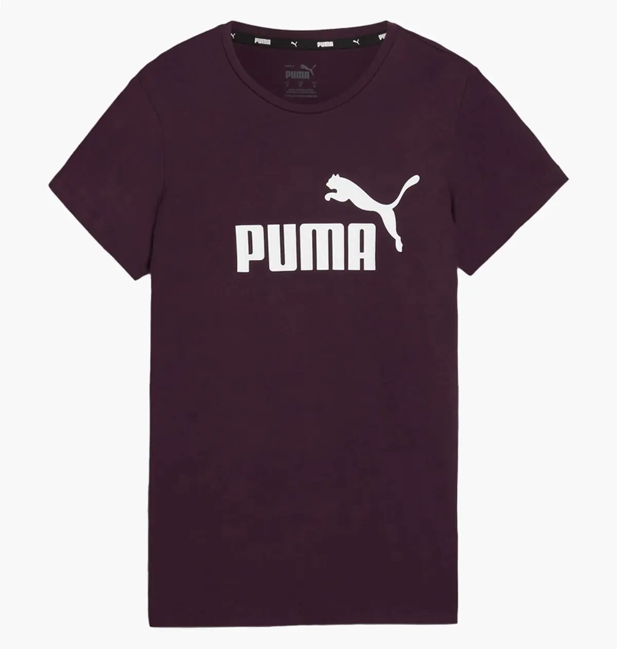 Футболка жіноча Puma Essentials Logo Bordo