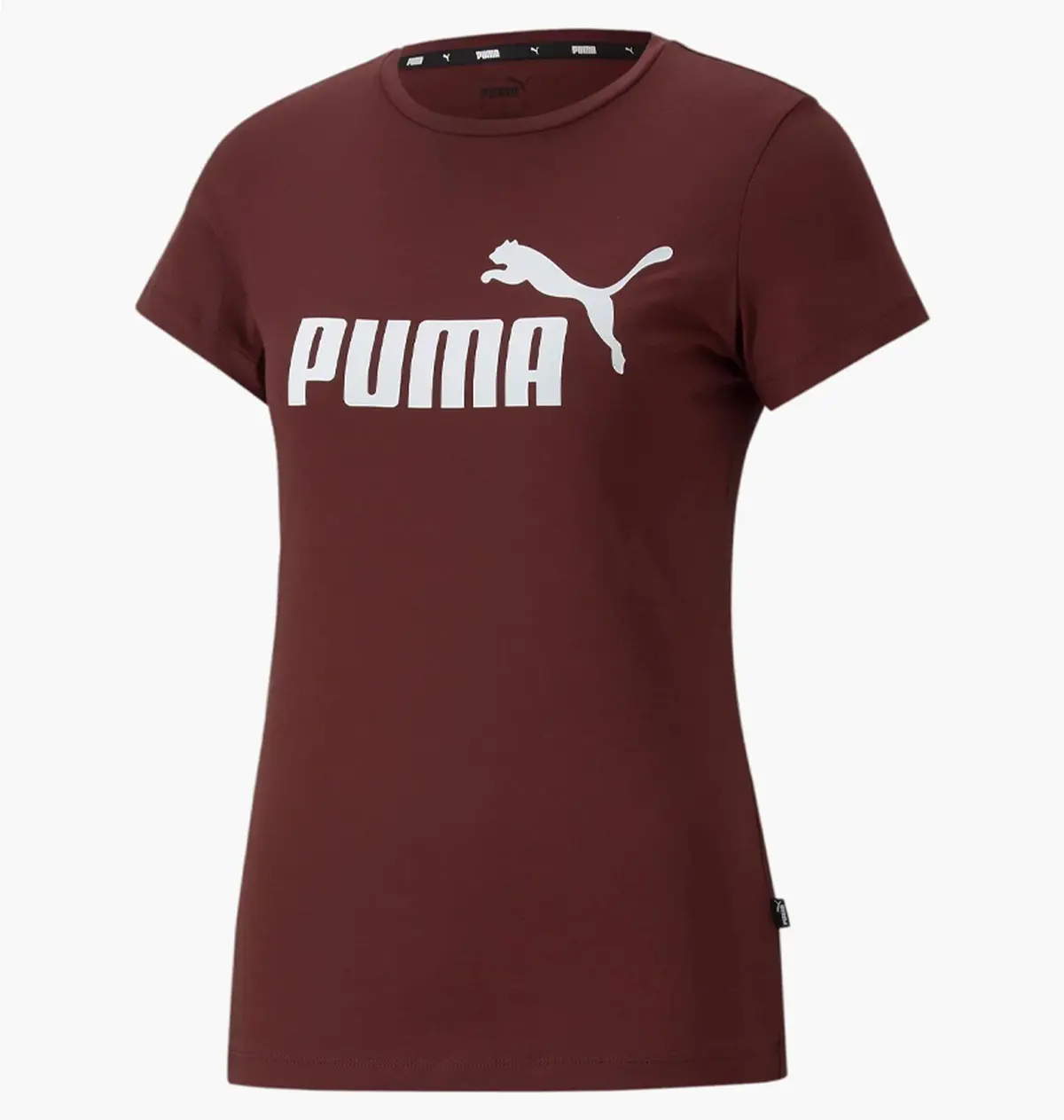 Футболка женская Puma Essentials Logo Tee Bordo