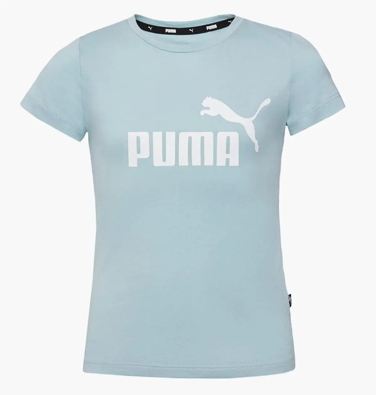 Футболка дитяча Puma Ss Ess Logo Tee G Turquoise