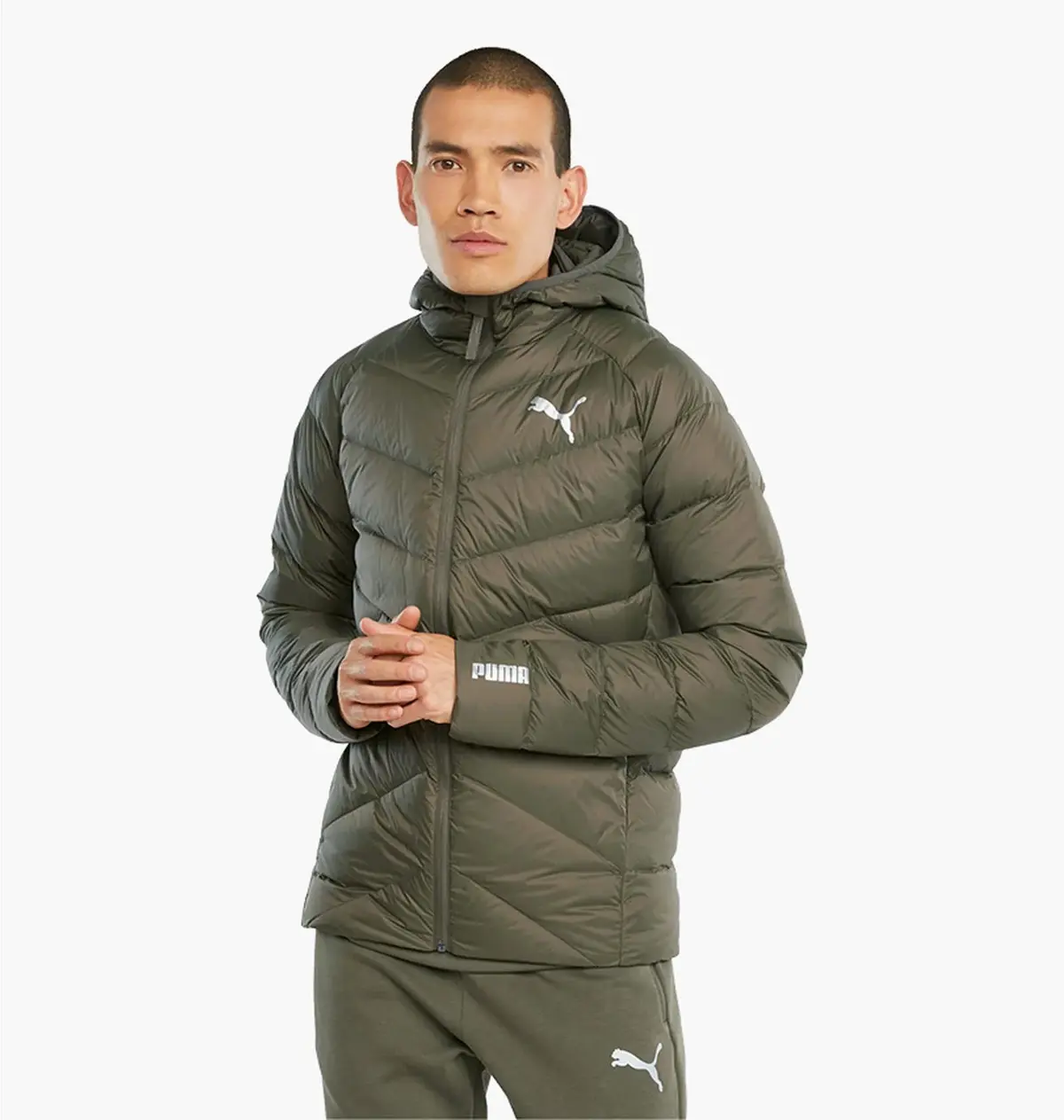 Куртка мужская Puma Pwrwarm Packlite Olive