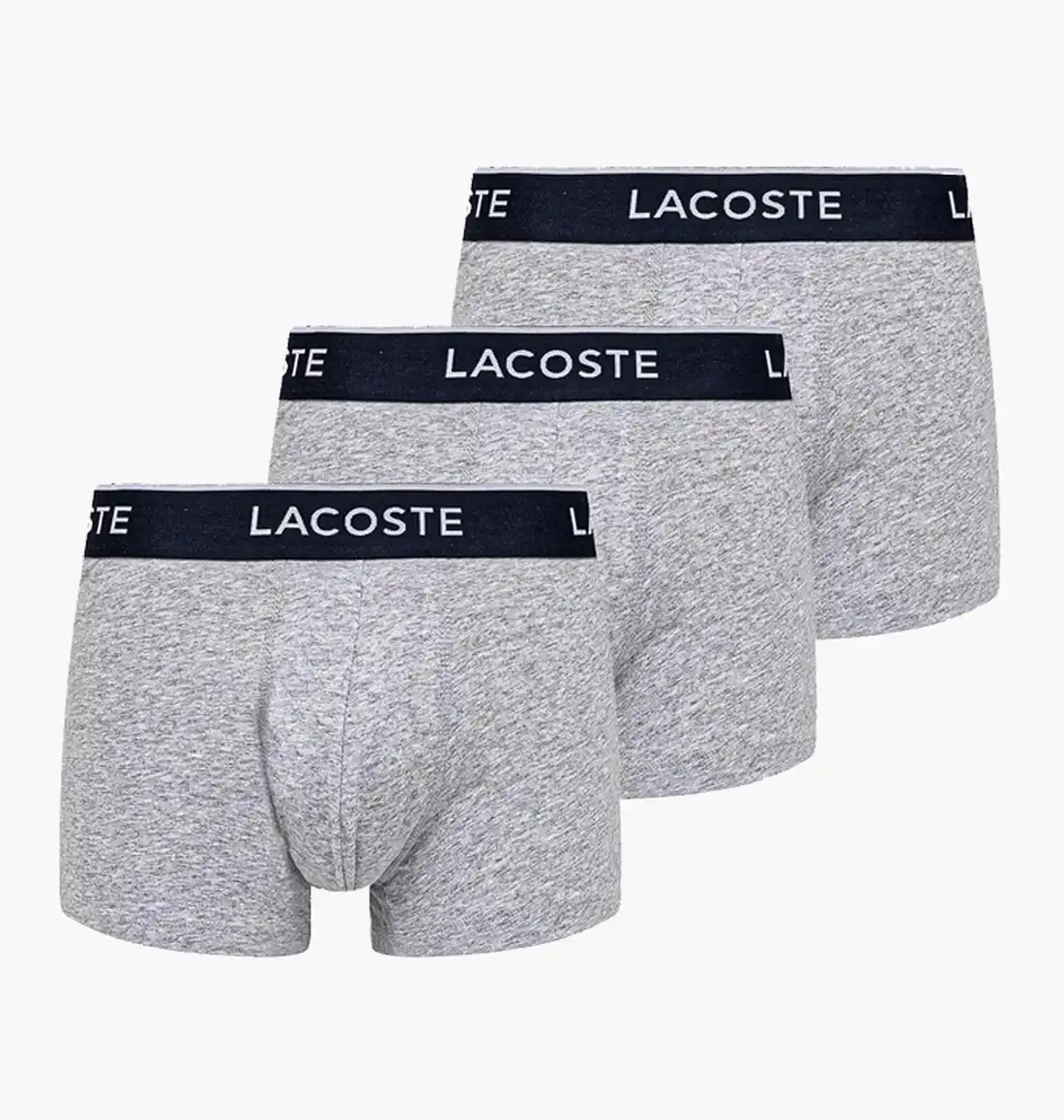 Труси-боксерки чоловічі Lacoste Boxers (3 ) Grey