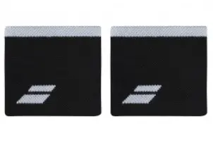 Напульсники Babolat Logo Wristband Black/White