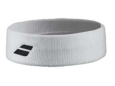 Пов'язка на голову Babolat Logo Headband White/White