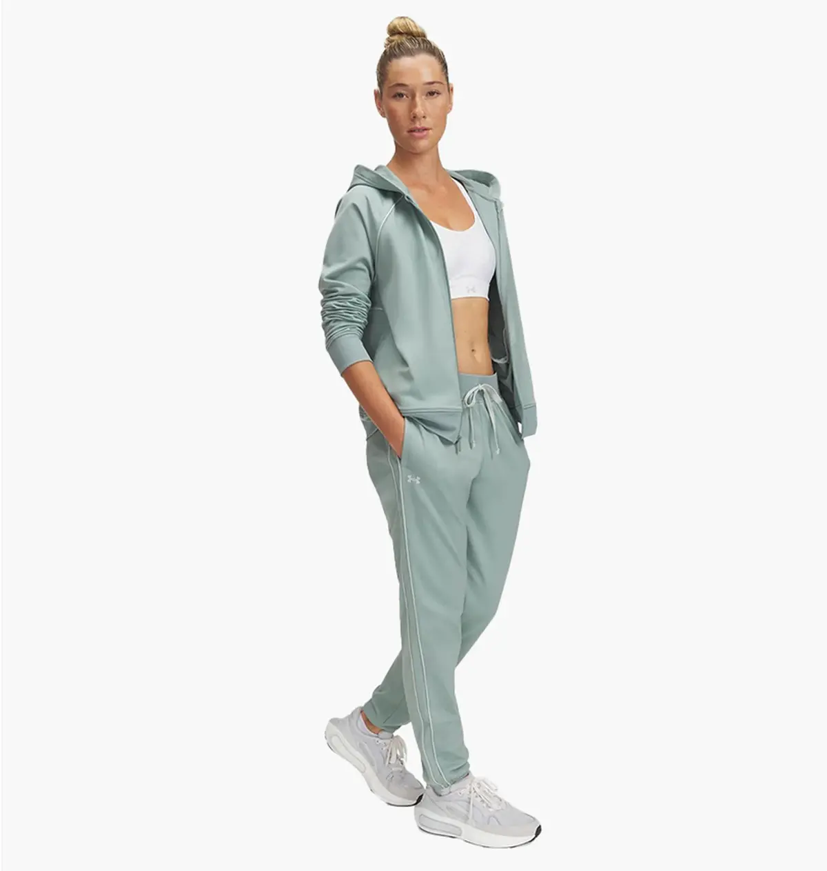 Спортивный костюм женской Under Armour Rival Tricot Tracksuit Hd Turquoise