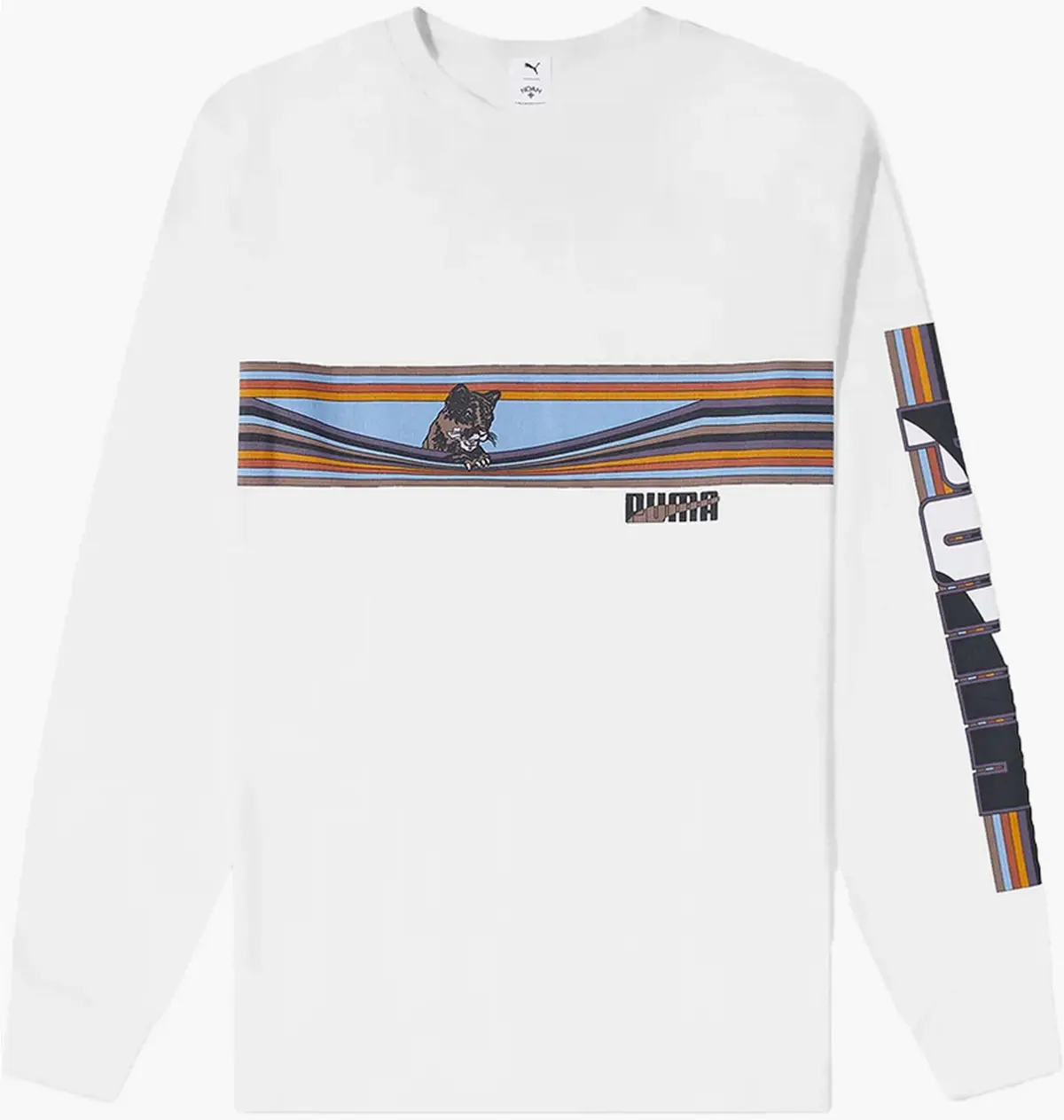 Кофта чоловіча Puma X Noah Long Sleeve Graphic T-Shirt White