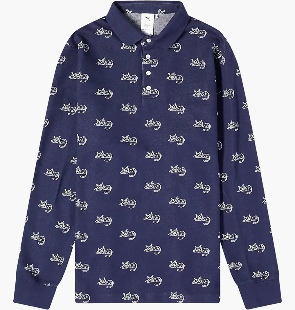 Кофта чоловіча Puma X Noah Jacquard Polo Blue