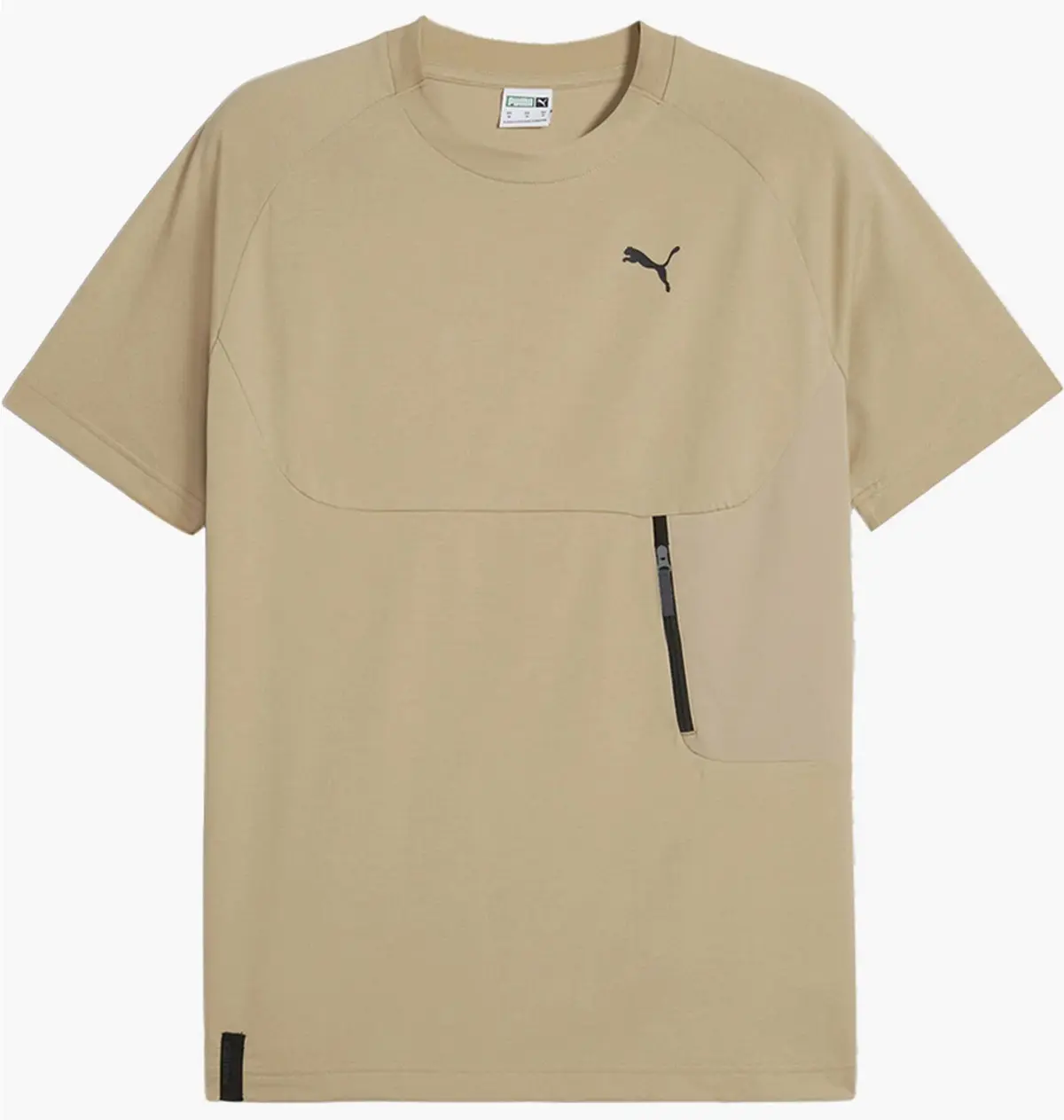 Футболка чоловіча Puma Tech Pocket T-Shirt Bruin Beige