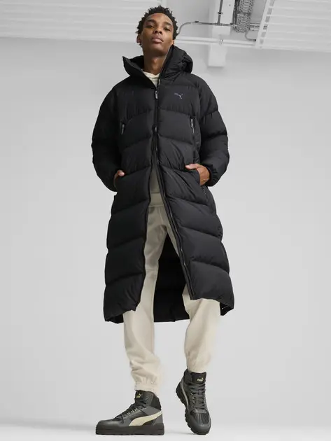 Куртка чоловіча Puma Long Hooded Down Coat