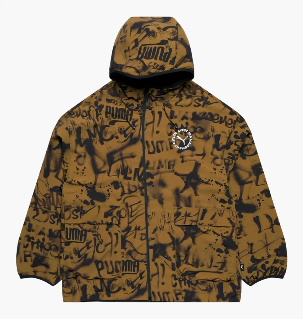 Куртка чоловіча Puma Lmc Aop Reversible Brown/Black