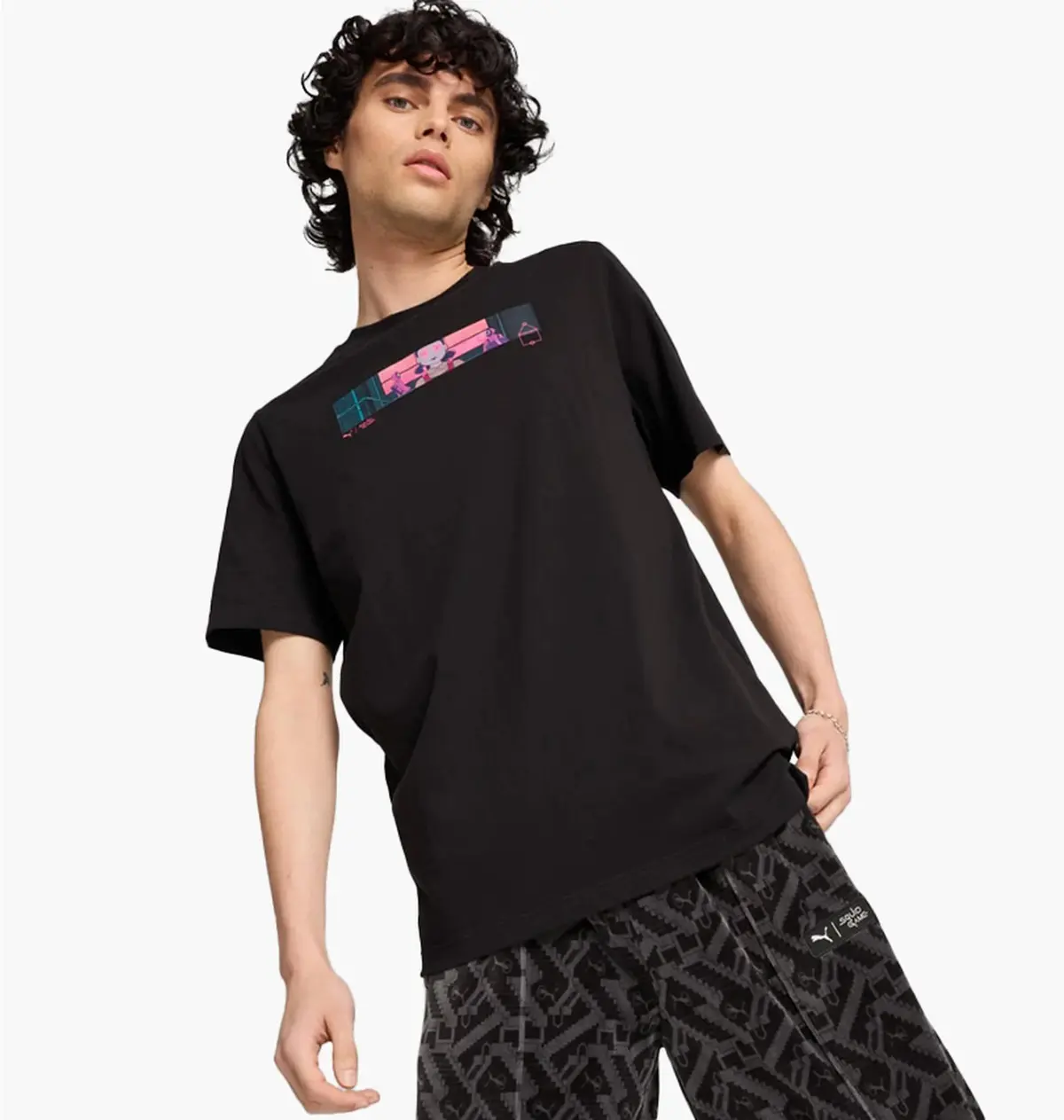 Футболка мужская Puma Squid Game Tee Black