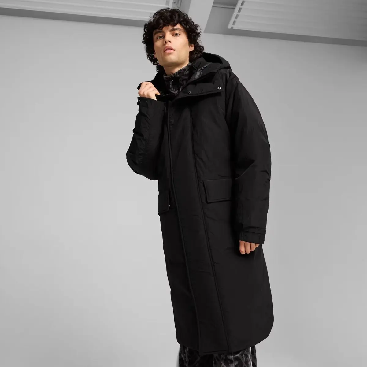 Куртка чоловіча Puma X Squid Game Down Coat чорна 627431-01