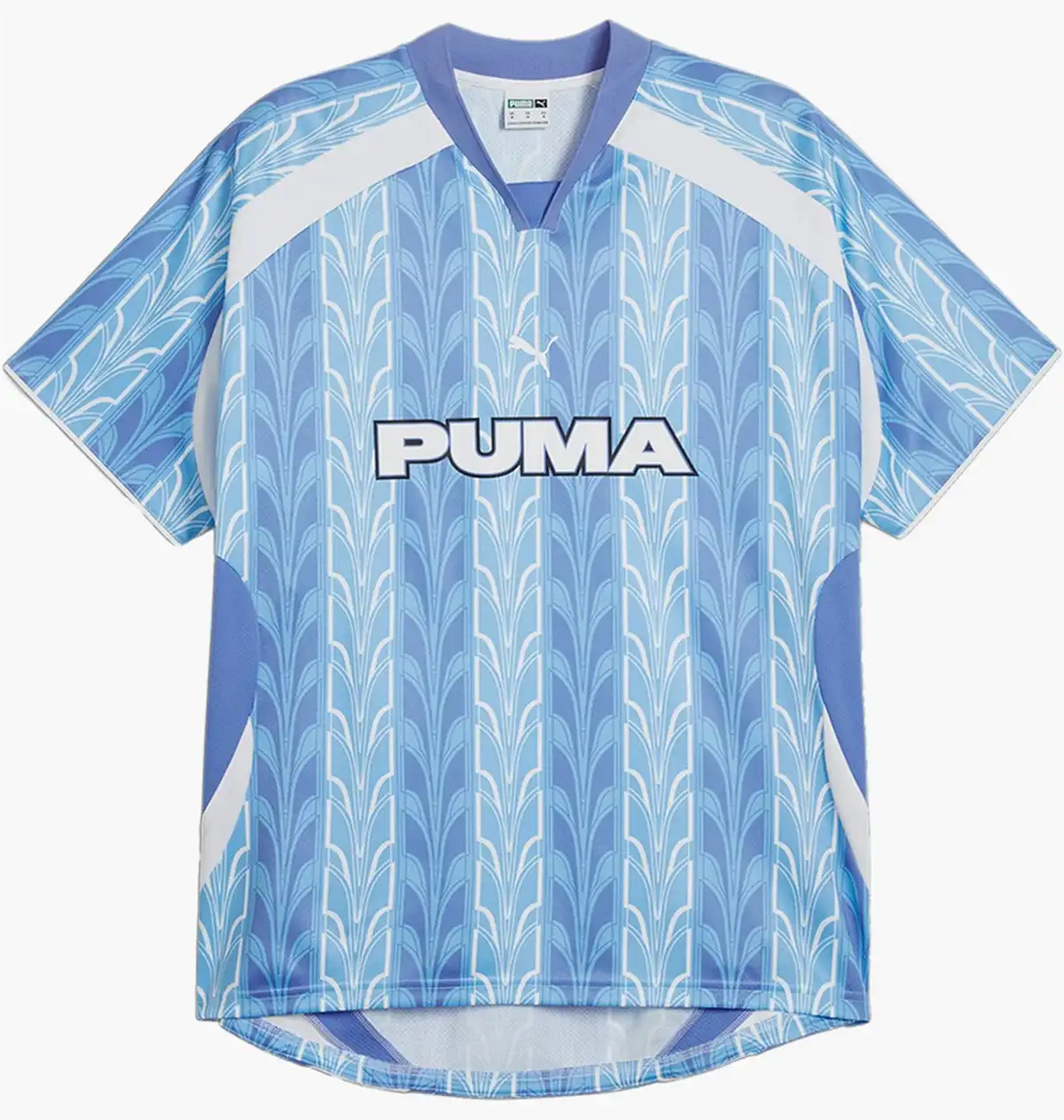 Футболка мужская Puma Aop Soccer Jersey Light Blue