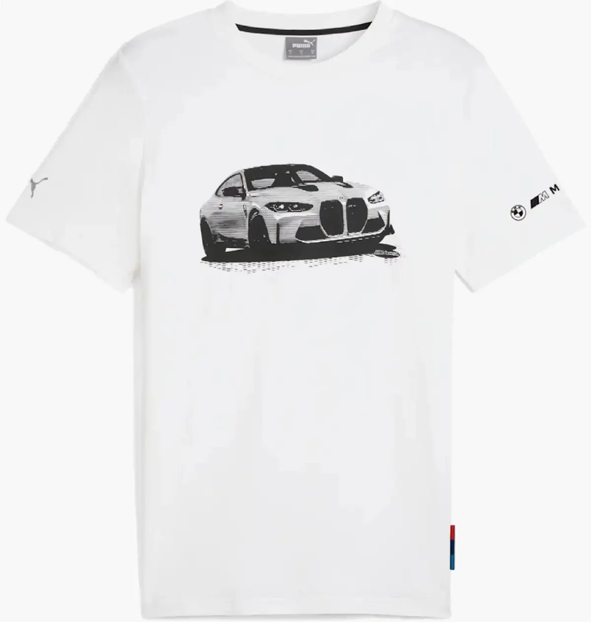 Футболка мужская Puma Bmw Essential Graphic Tee White