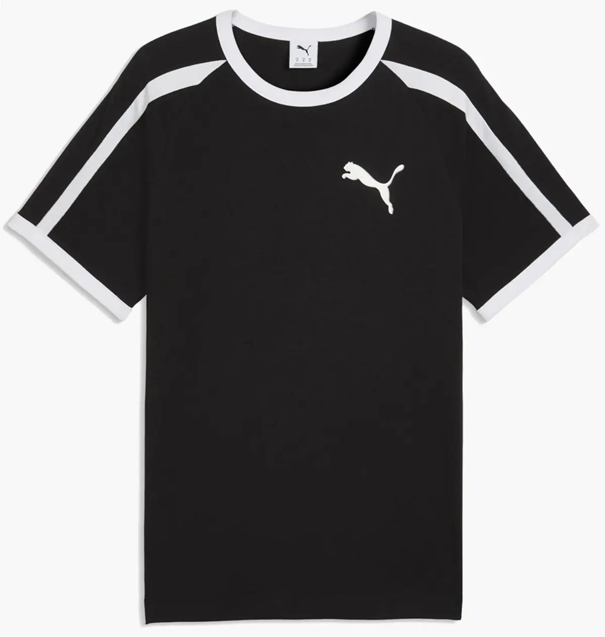 Футболка чоловіча Puma T7 Big Cat Ringer чорна 63524201