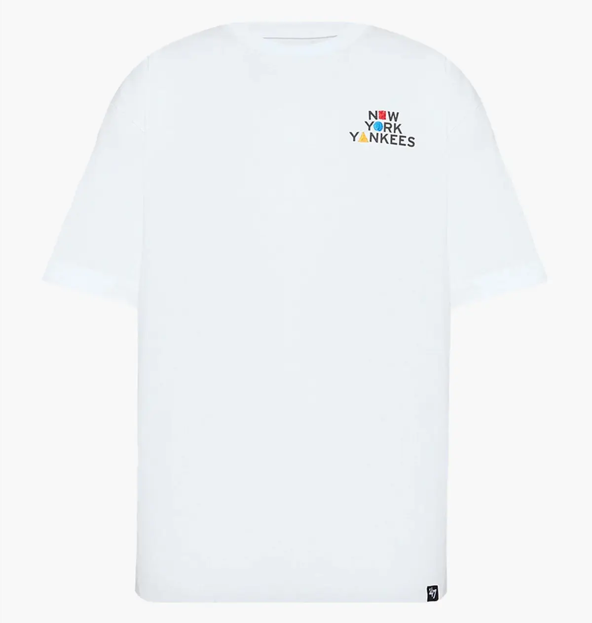 Футболка унисекс 47 Brand New York Yankees Primary Purpo White