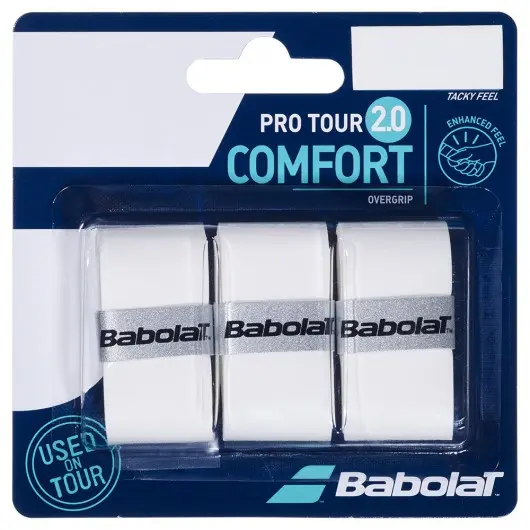 Обмотка для тенісної ракетки Babolat Pro Tour 2.0 X 3 White