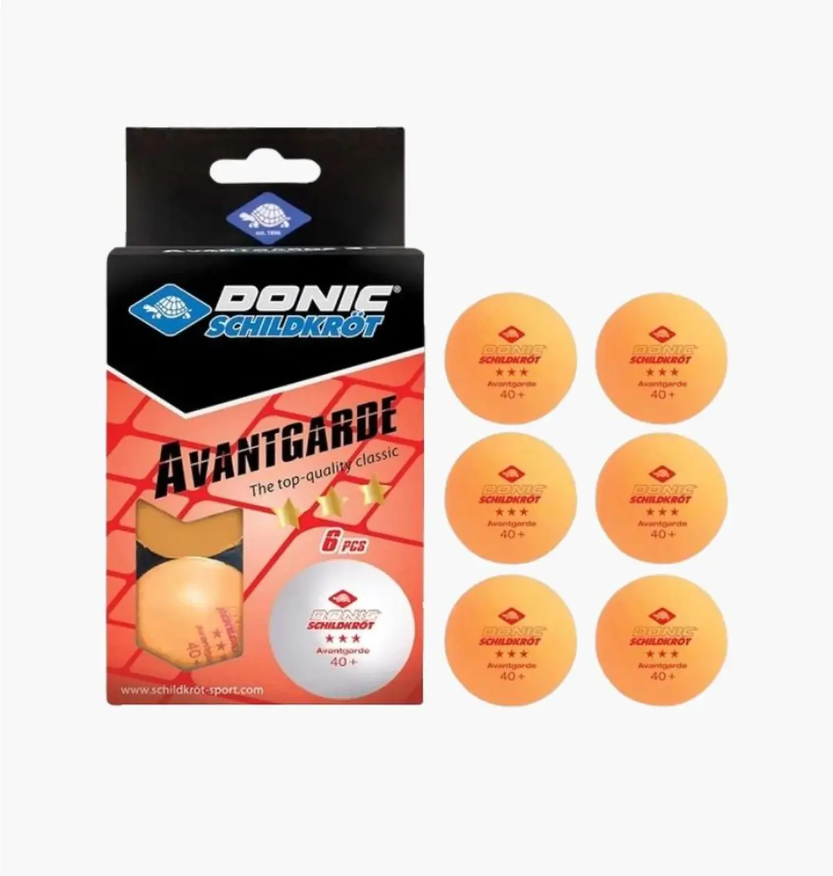 Тенісний м'яч Donic Avantgarde Orange