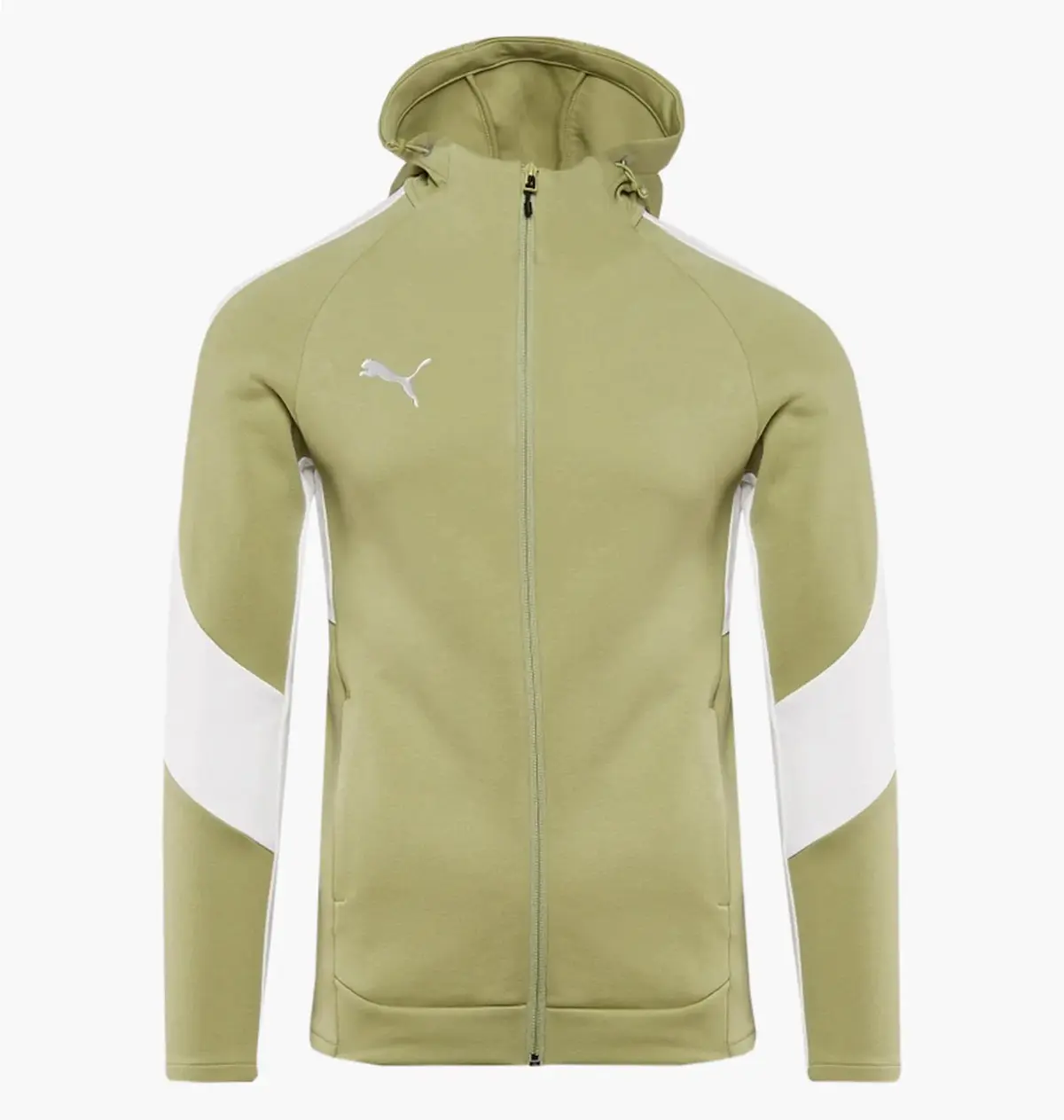 Кофта чоловіча Puma Teamevostripe оливкова 659947-40
