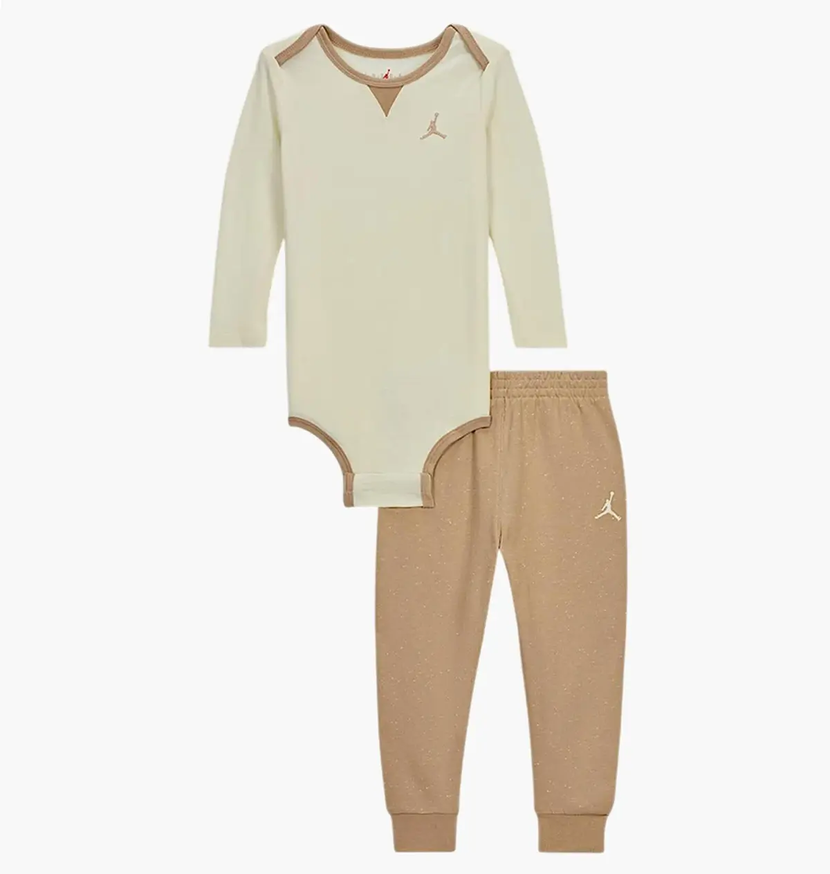 Спортивний костюм дитячий Jordan Rib Nep Bodysuit Set Beige/Brown