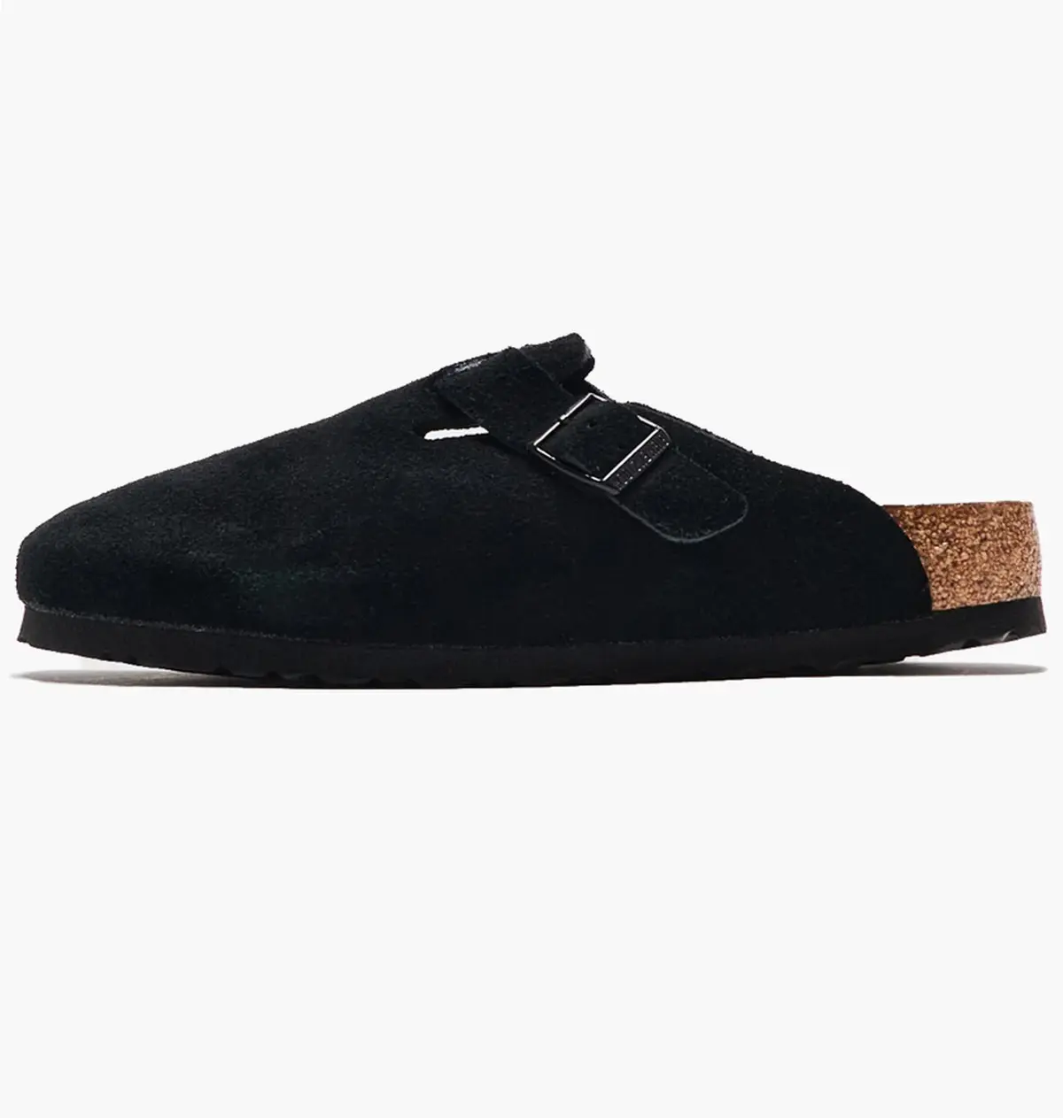 Сандалии женские Birkenstock Birkenstock Wmns Boston Soft Footbed Suede Black