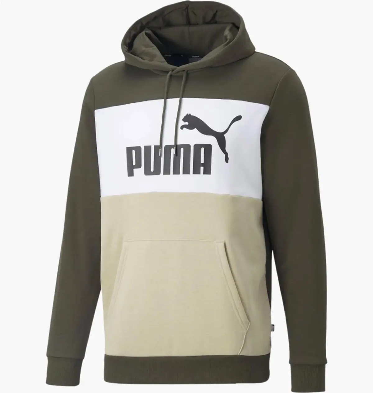 Кофта мужская Puma Essentials+ Colorblock Olive
