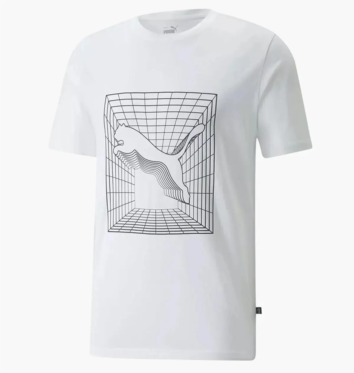 Футболка мужская Puma Cat Graphic White