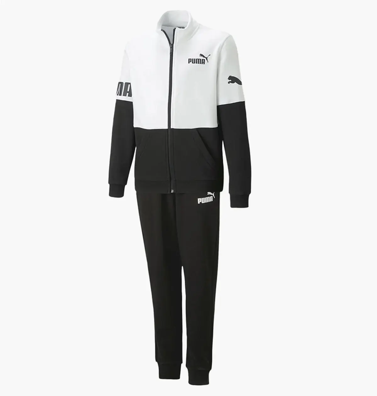 Спортивний костюм дитячий Puma Power Sweat Suit White/Black
