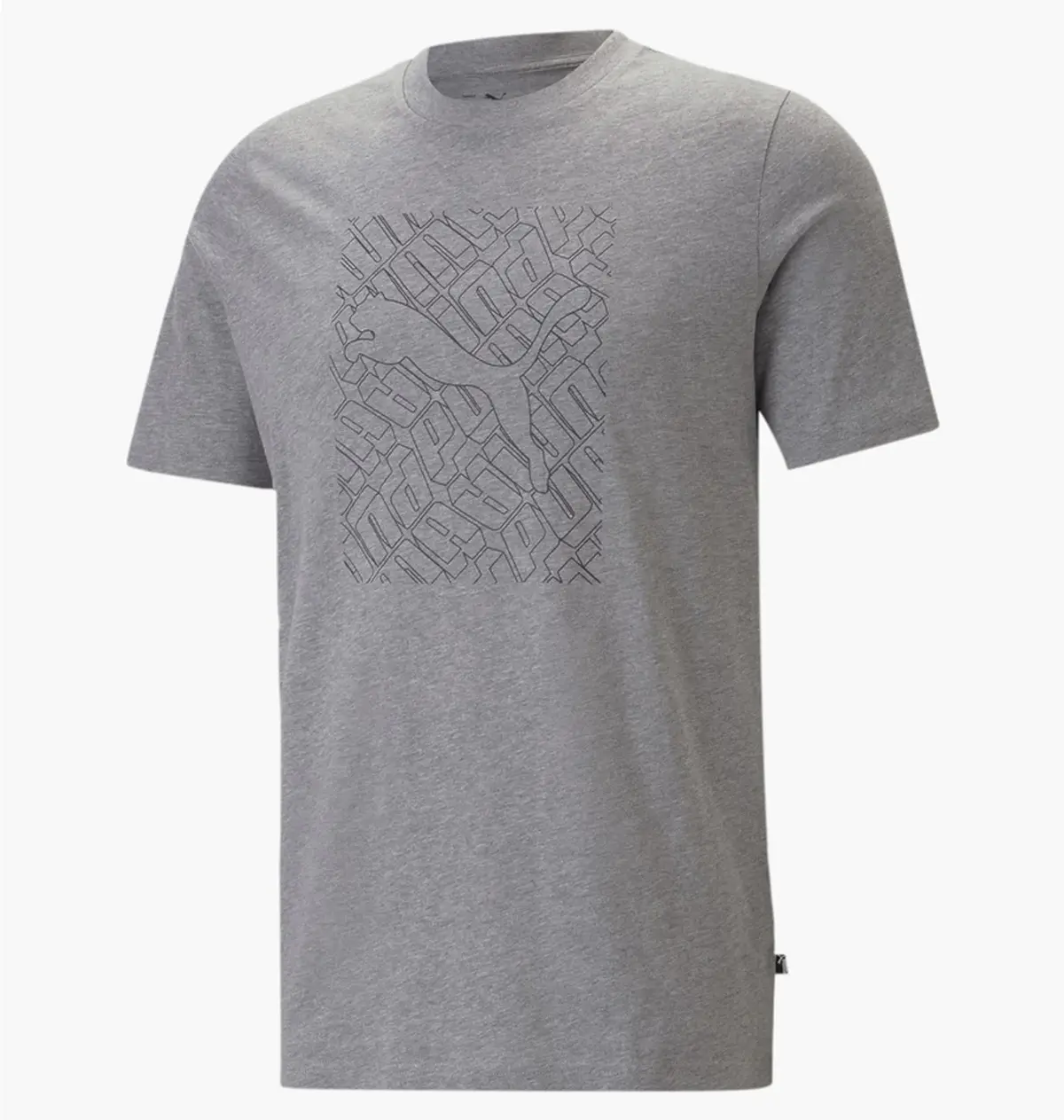 Футболка мужская Puma Hc Graphic Grey