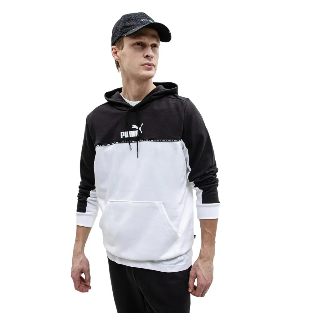 Кофта мужская Puma Ess Block X Tape Hoodie