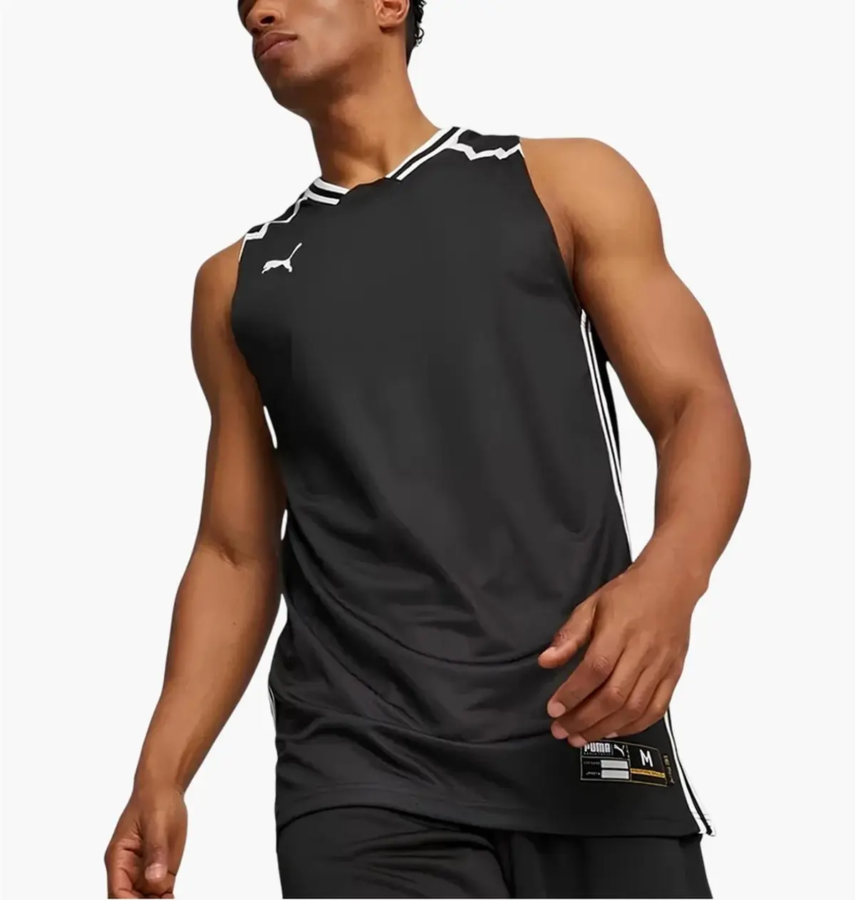 Майка чоловіча Puma Hoops Team Basketball Jersey Black