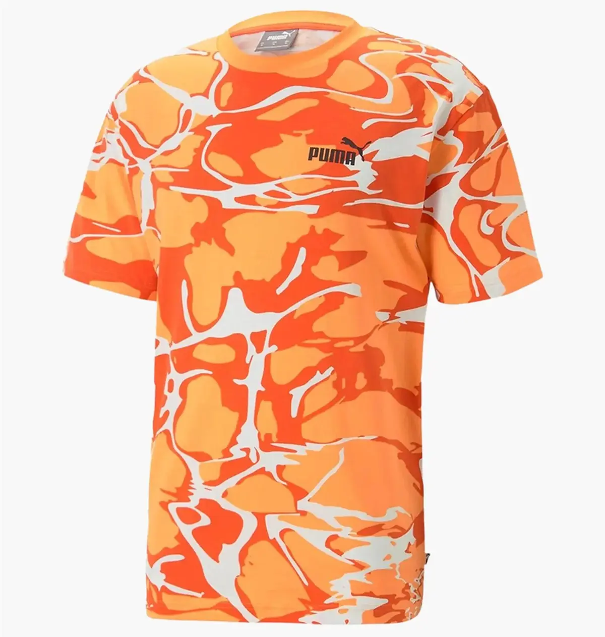 Футболка чоловіча Nike Футболка Чоловіча Nike Clementine Summer Splash Aop T-Shirt Camo/Orange 677096-46