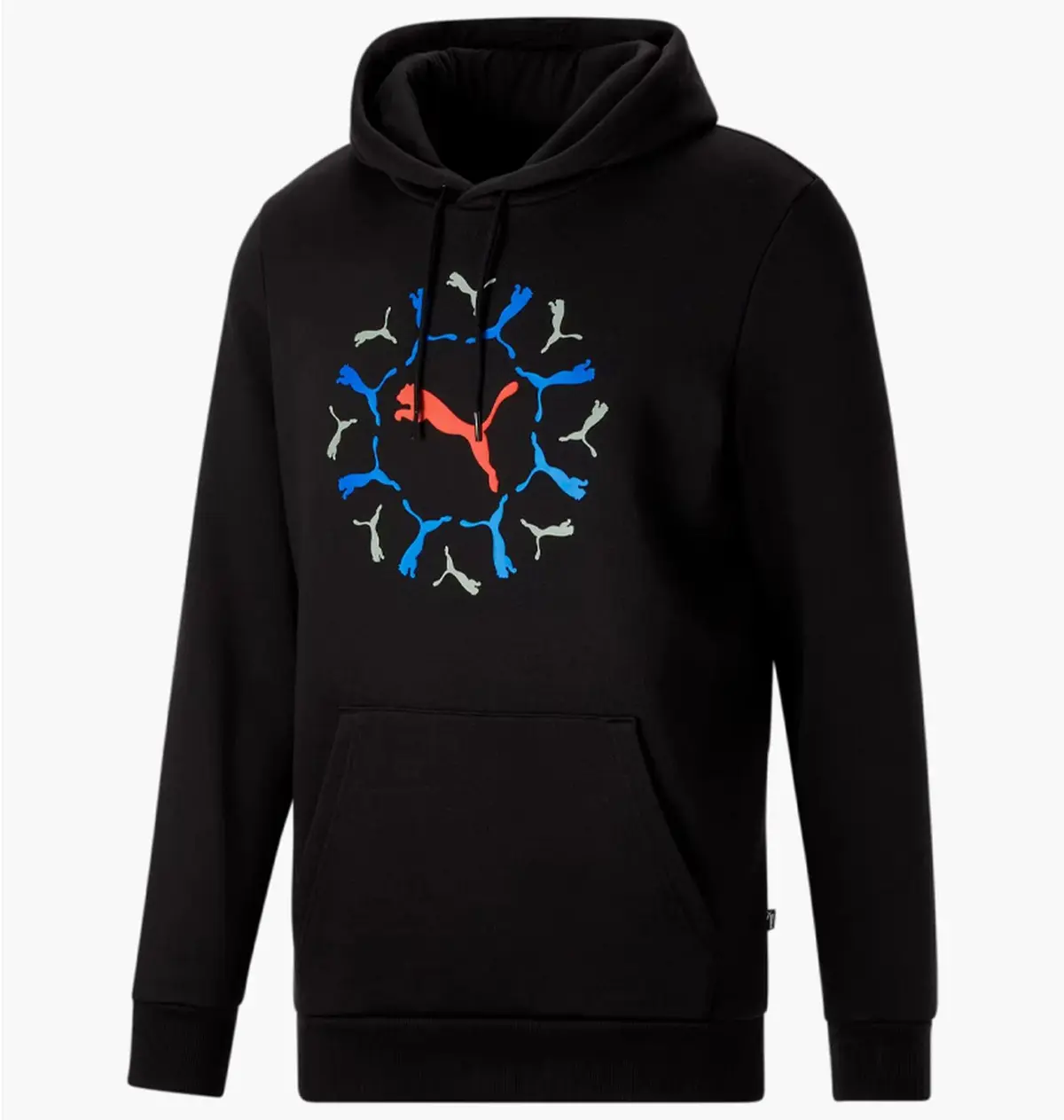 Кофта чоловіча Puma Ess+ Graphic Hoodie Black