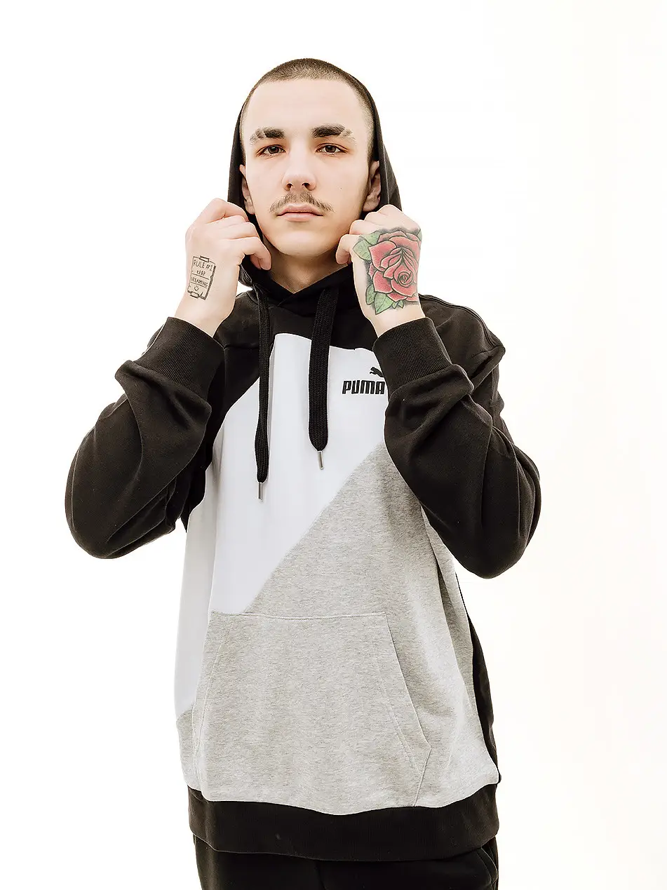 Кофта мужская Puma Power Colorblock Hoodie