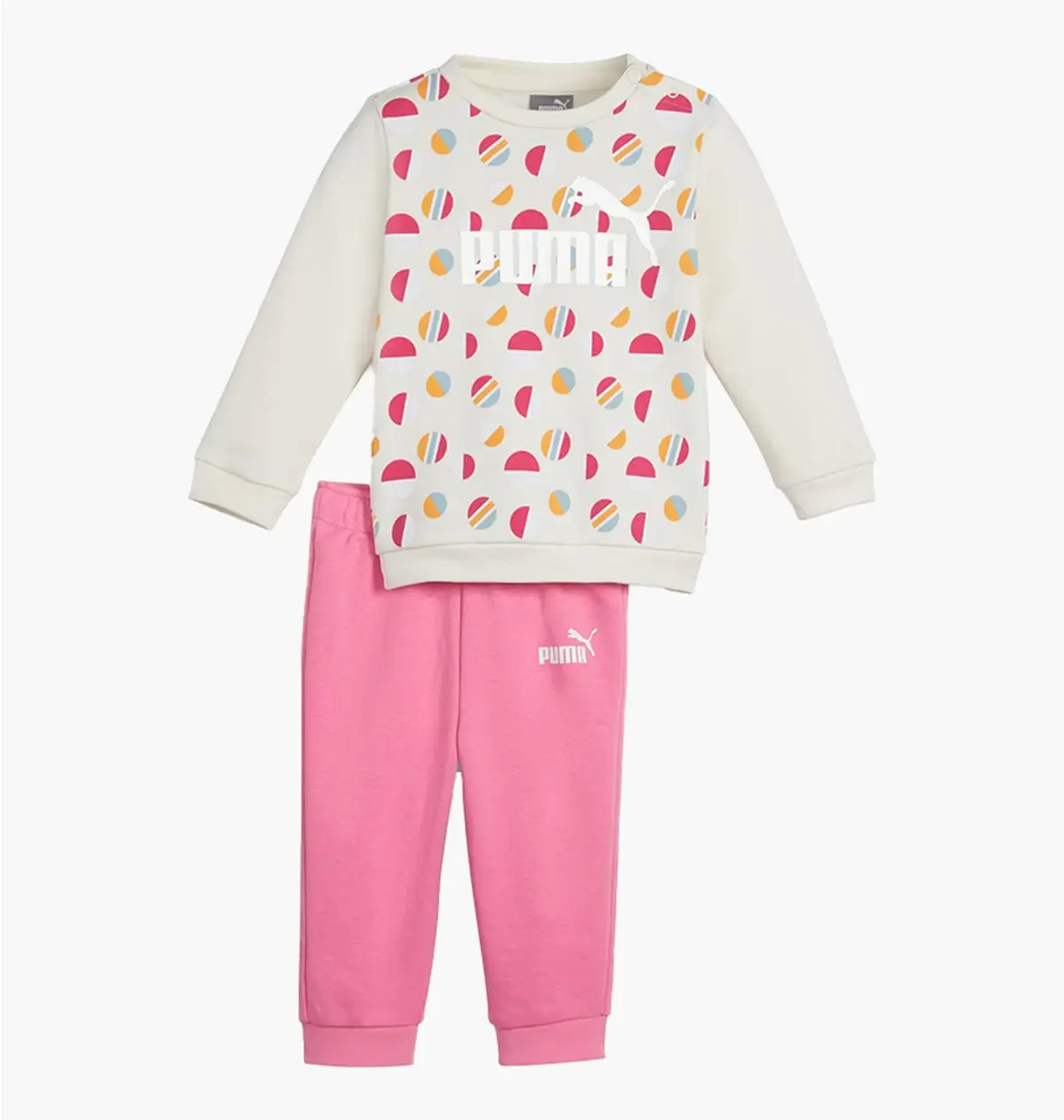 Спортивний костюм дитячий Puma Ess+ Summer Camp Beige/Pink