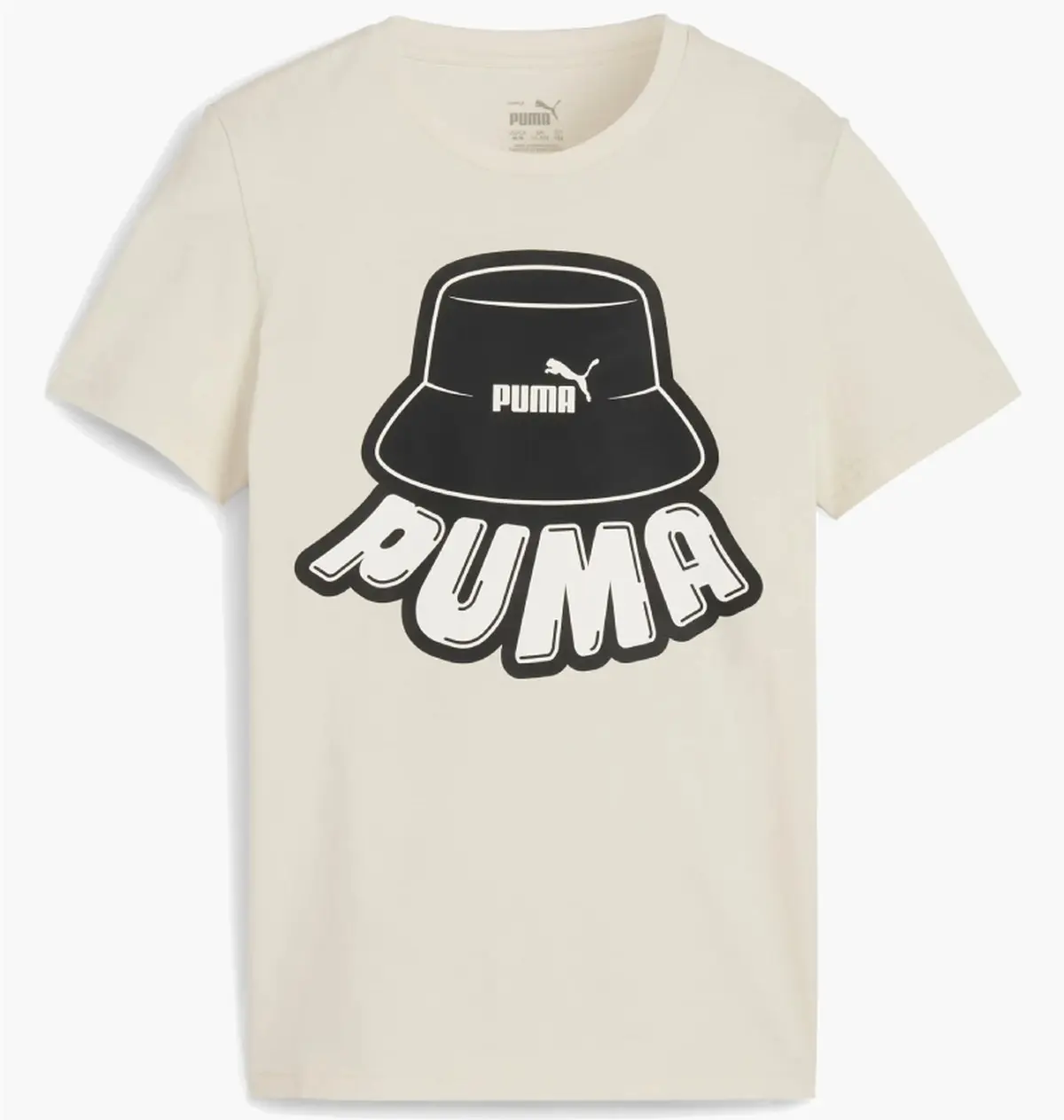 Футболка подростковая Puma Ess+ Mid 90S Youth Graphic Tee Beige
