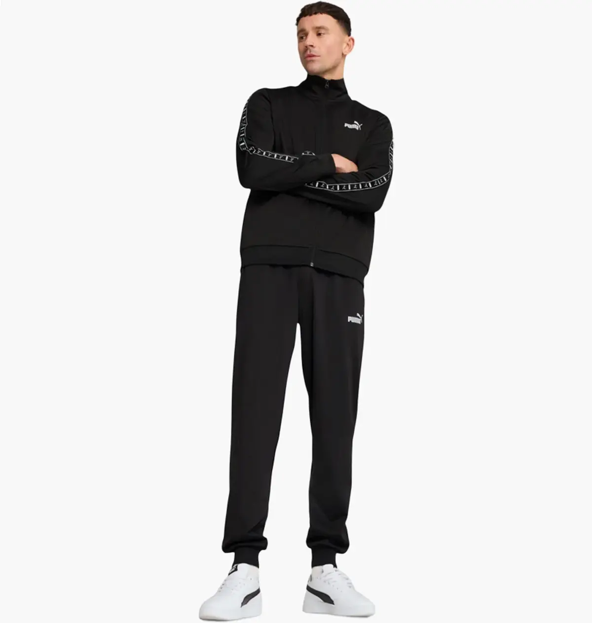 Спортивний костюм чоловічий Puma Poly Tape Black