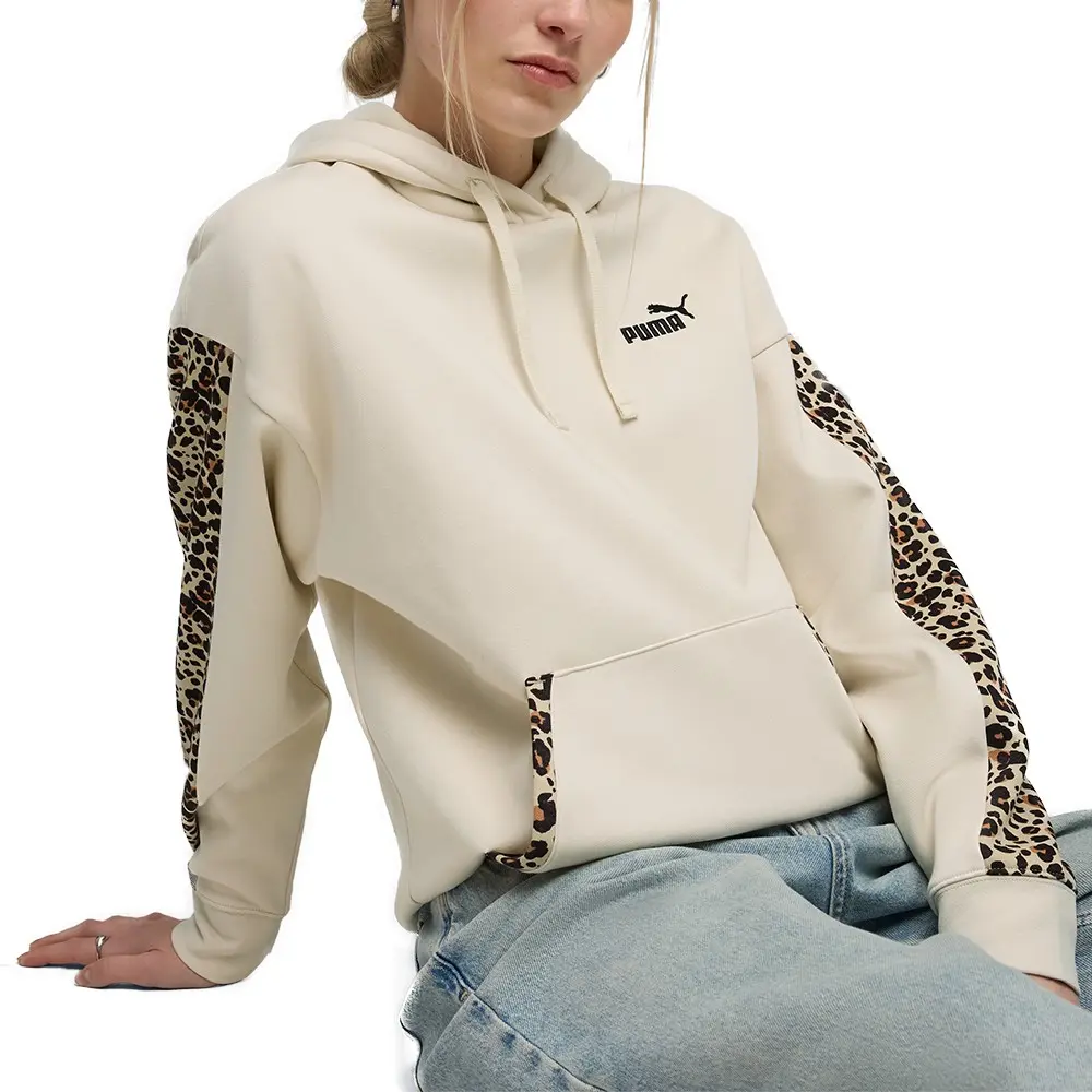 Кофта женские Puma Ess Graphic Animal Comfort Hoodie Fl