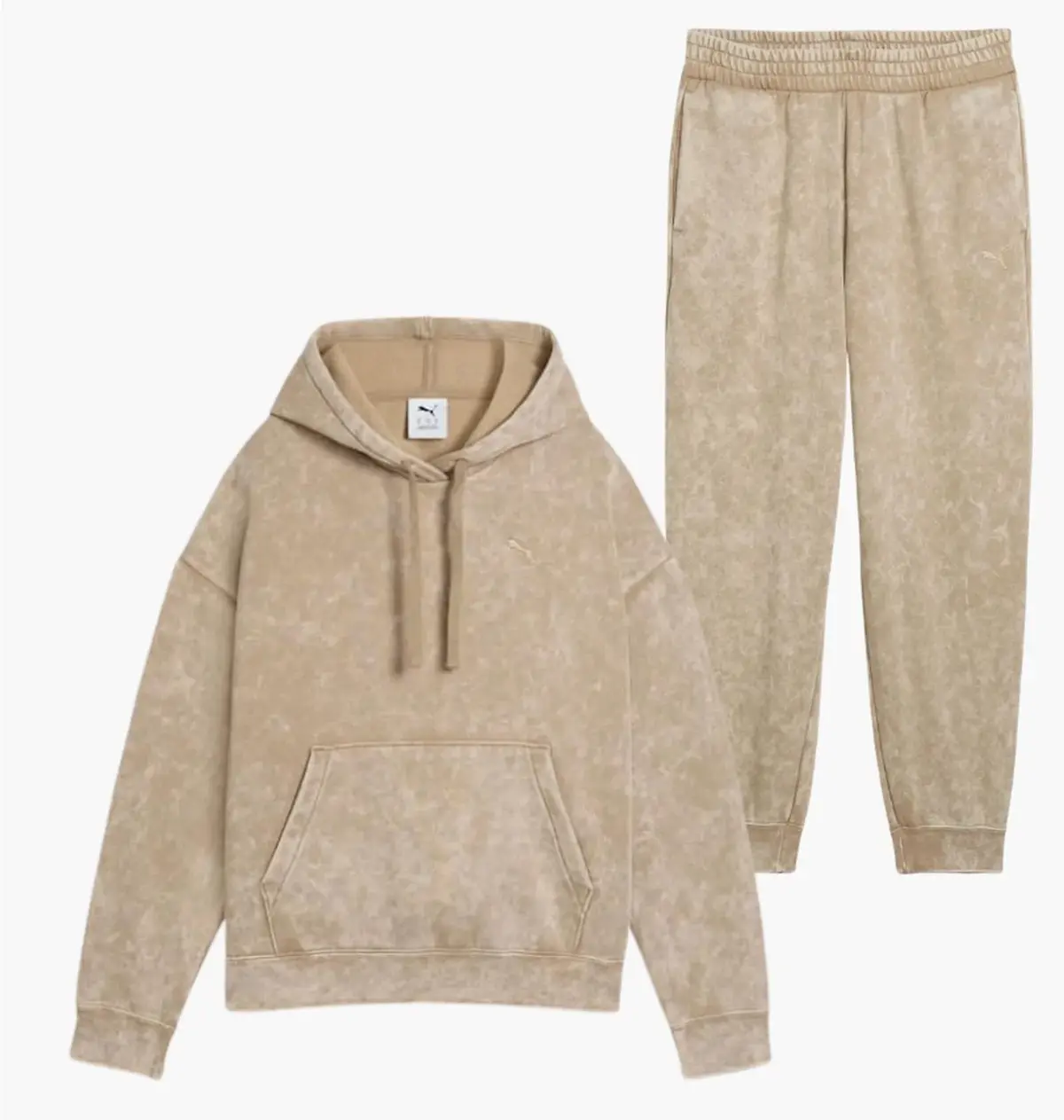 Спортивный костюм женской Puma Elevated Essentials Beige