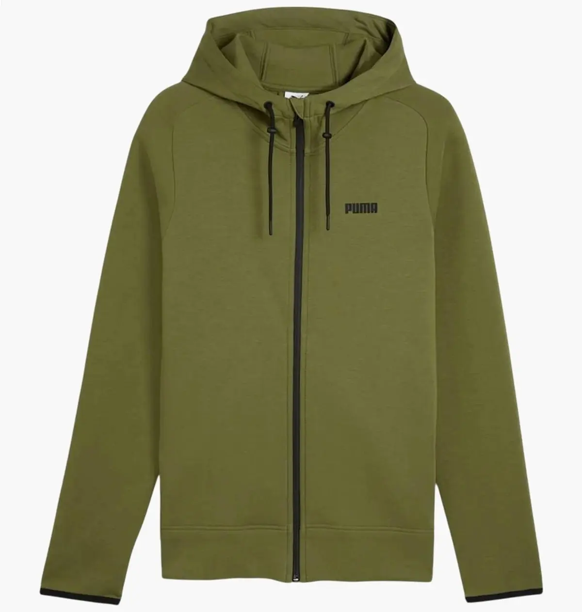 Кофта мужская Puma Spacer Full-Zip Hoodie Black/Grey