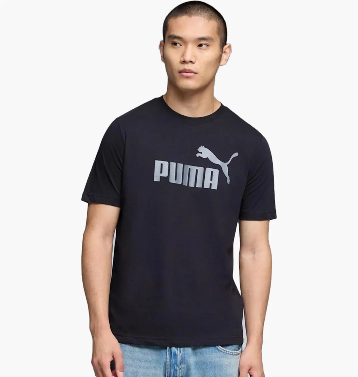 Футболка чоловіча Puma Ess No. 1 Logo чорна 68884551