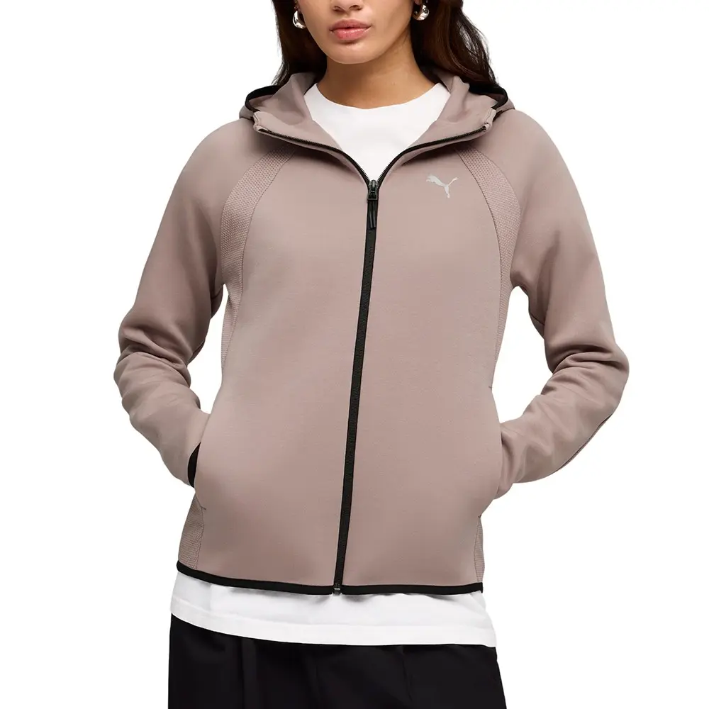 Кофта женские Puma Evostripe Full-Zip Hoodie Dk