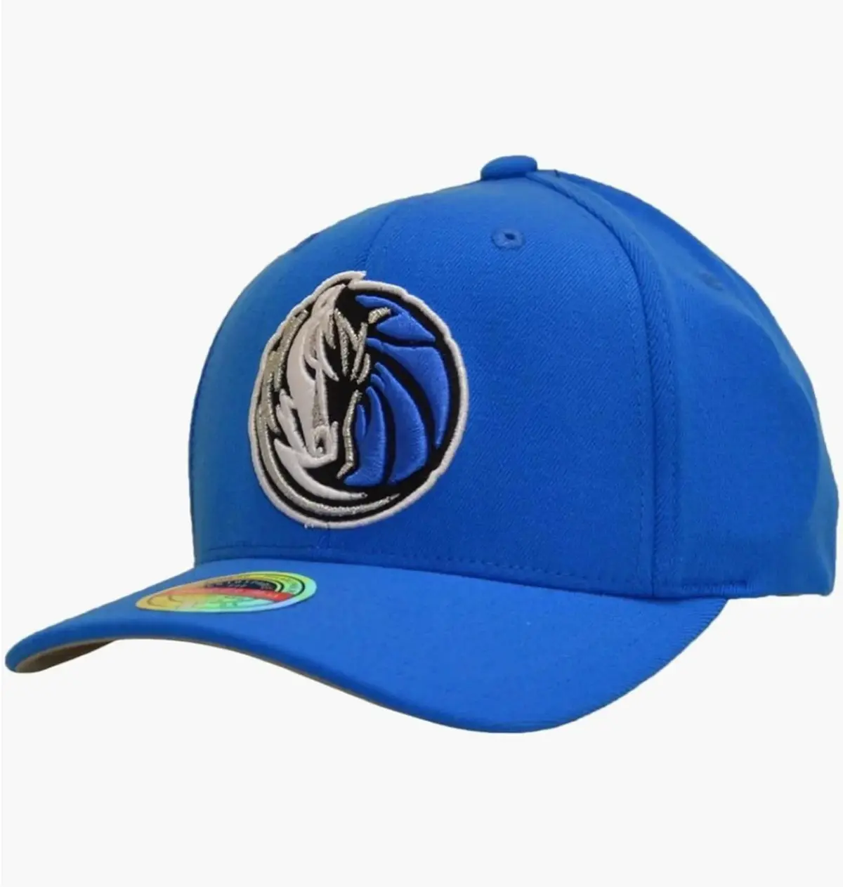 Кепка Mitchell & Ness Nba Dallas Mavericks Team Ground Stretch Red Line Flex Snapback Cap Blue