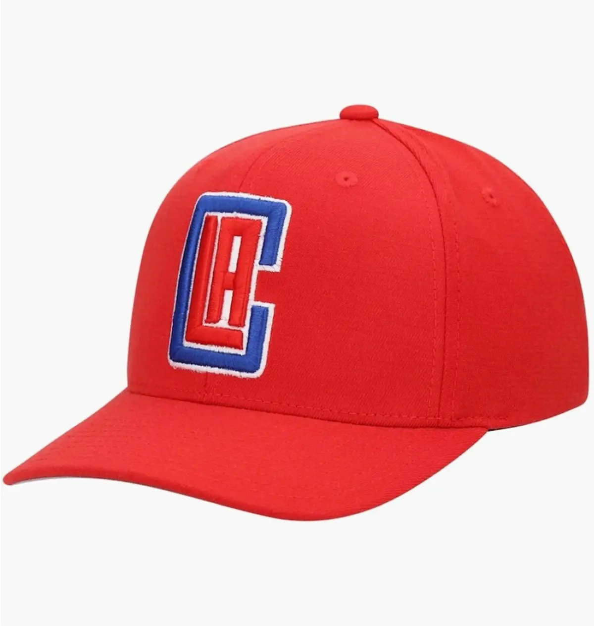 Кепка Mitchell & Ness Nba Los Angeles Clippers Team Ground Stretch Red Line Flex Snapback Cap Red