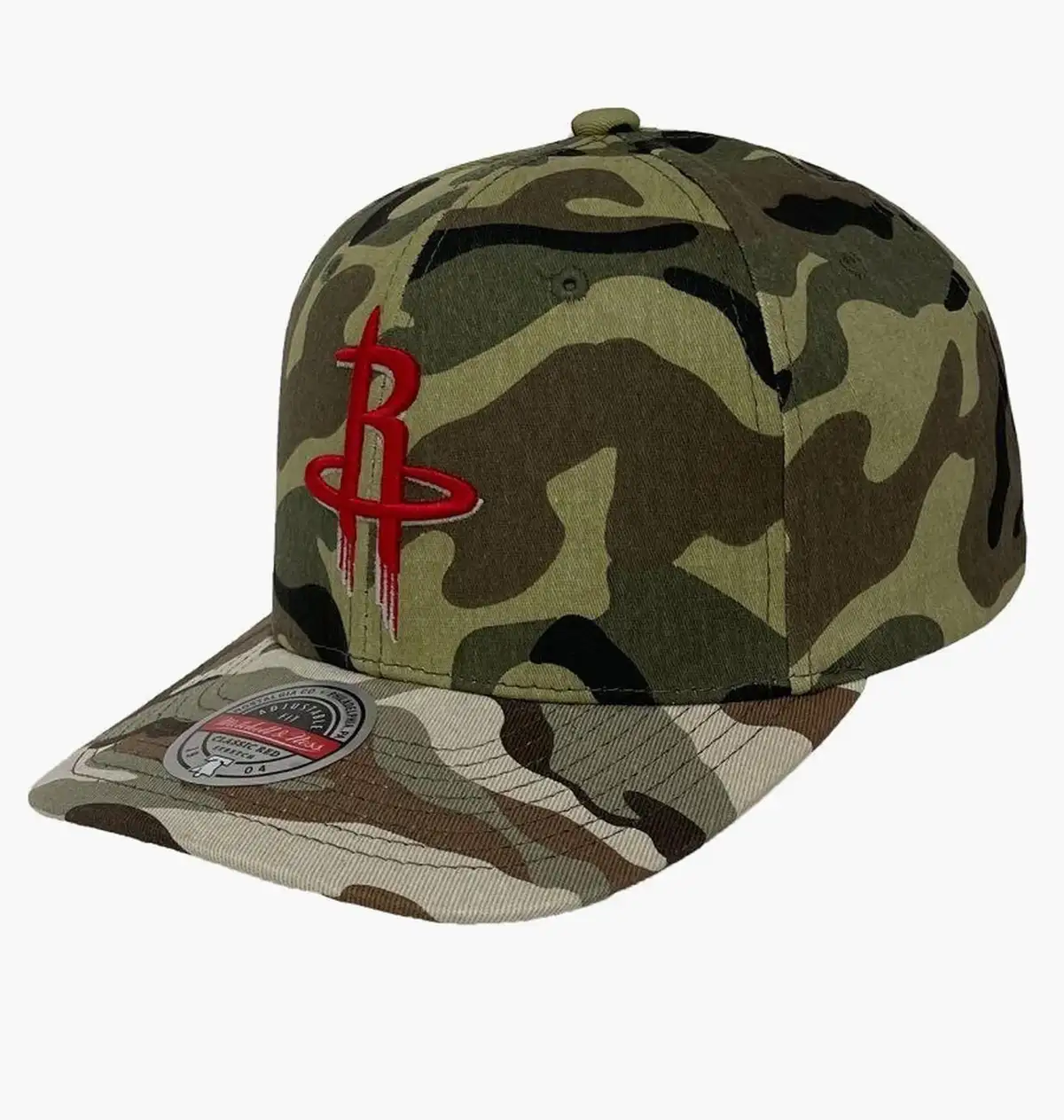 Кепка Mitchell & Ness Nba Brooklyn Nets Woodland Desert Stretch Snapback Camo/Green